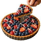 Photo Gallery yamteck teglia per quiche da 22 cm, con paletta per torte, base allentata, teglia per crostata per cottura con rivestimento antiaderente e robusto acciaio al carbonio, custodia per flan, mini tortiera Photo Gallery yamteck teglia per quiche da 22 cm, con paletta per torte, base allentata, teglia per crostata per cottura con rivestimento antiaderente e robusto acciaio al carbonio, custodia per flan, mini tortiera