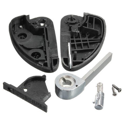 Remplacement Télécommande 3 Boutons Coque De Clé Télécommande (plip) Pour Alfa Romeo 147, 156, 166, GT, JTD, TS - 3 Boutons - Modèle N°2 Pro-Plip Clé Télécommande Alfa Romeo Pro-Plip