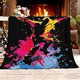 [Manta Para Regalos Creativos]: La manta de franela es un detalle ideal para papá, mamá, abuelos, niños, adolescentes, familiares y amigos. También es un regalo perfecto para el Día de la Madre, el Día del Padre, navidad, san Valentín, halloween, pascua, cumpleaños, bodas y otras ocasiones especiales