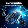 Redragon Gaming Mouse, Wireless Mouse Gaming with 8000 DPI, PC Gaming Mice with Fire Button, RGB Backlit Programmable Ergonomic Mouse Gamer, Rechargeable, 70Hrs for Windows, Mac Gamer, Black
