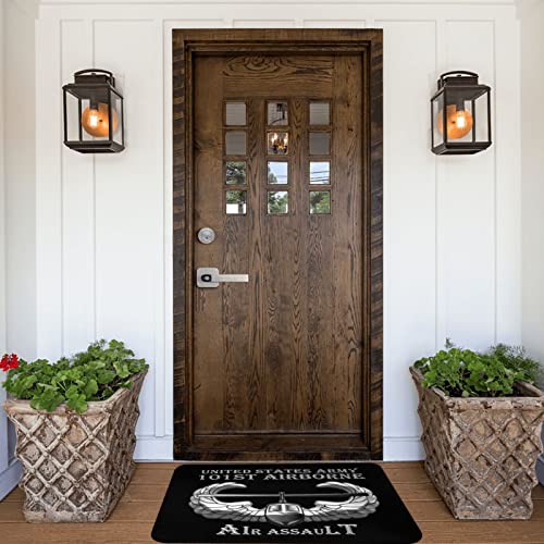 Us Army 101St Airborne Air Assault Indoor Door Mat Antiskid Stain Resistant Carpet, 16X24 Inch Door Mat Indoor Entrance #TOP5