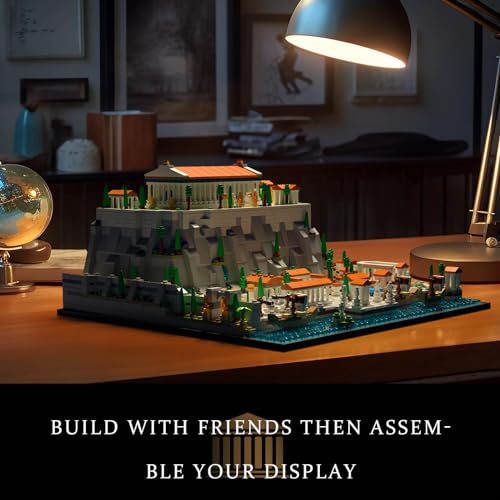 Givenni G-24 Architecture Landmark Collection The Acropolis In Athens Building Set; Collectible Model For Adults; Compatible With Lego thumb #4