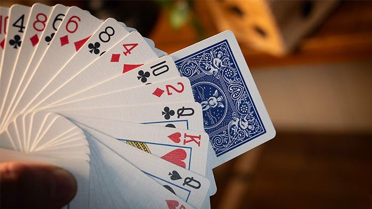 Sure Split Invisible Deck (Bicycle Blue) – Easy to Separate Invisible Deck for Ultra‑Clean Named Card Revelations