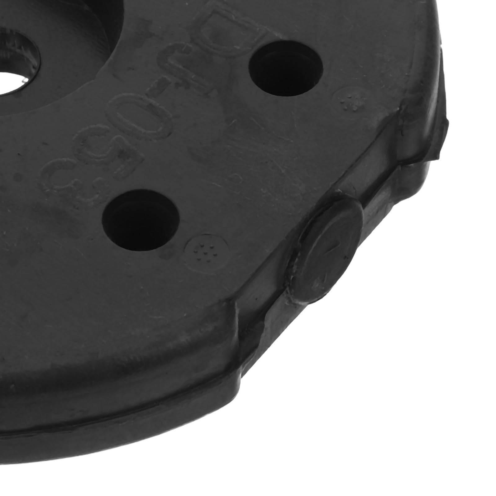 ORFOFE 4 Piezas Base de Contrapeso, Plástico Negro Redondo