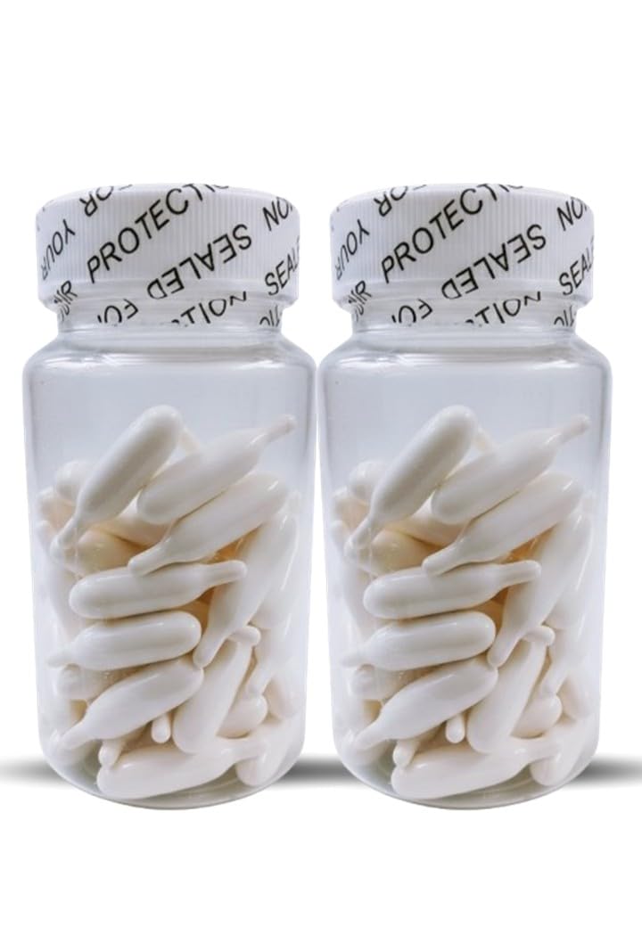 Skin Brightening Capsules with Vitamin C & Biotin, Supports Radiant Glow, Even Skin Tone & Anti-Aging, 60 Veggie Capsules Pack of 2