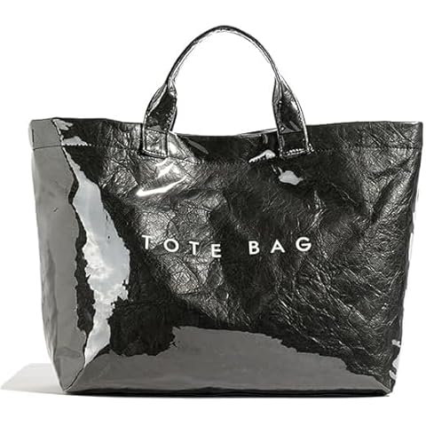 HiTotes Large Kraft Paper Tote Bag Cover