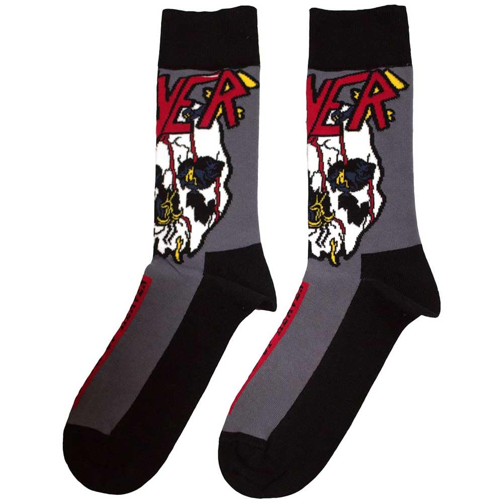 Rock Off Officially Licensed Products Men's Charcoal Slayer South Of Heaven Ankle Socks One Size