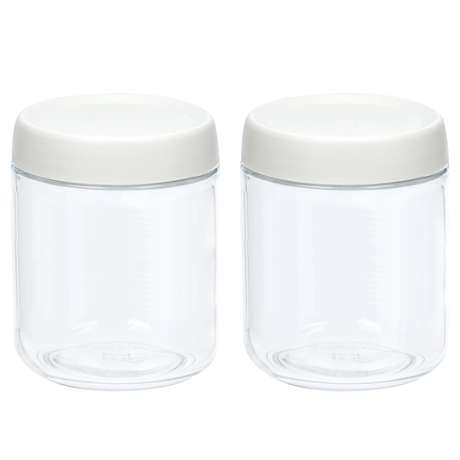 2Pack Overnight Oats Containers with Lids, 16 oz Glass Mason Overnight Oats Jars, Wide Mouth Mason Salad Jars, Airtight Containers for Milk, Cereal, Fruit, Yogurt, Spice Sugar, Salad Dressing