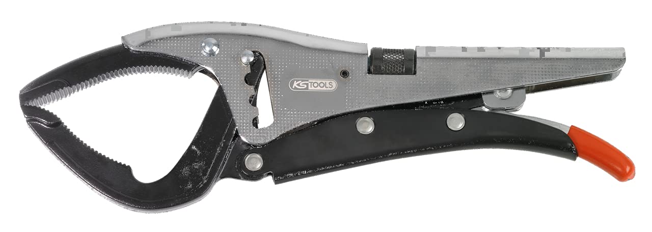 KS TOOLS 115.1139 - Pince Étau à Becs Extra-Longs - L. 270 mm - Grande Ouverture 100 mm