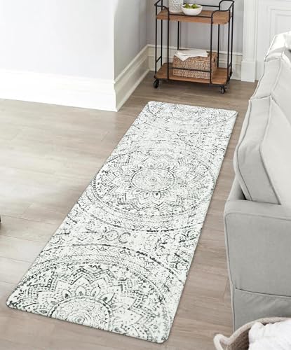 Uphome Mandala Washable Runner Rug 2X6 cover