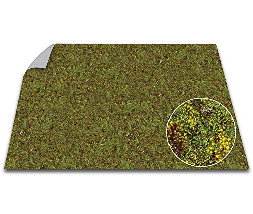 Battle Game Mat - 48x72 - Dungeons Tabletop Dragons Dice Role Playing Map - Wargaming RPG Warfare 40k Flames War - Reusable Miniature Figure Board Games - Warhammer Gaming Vinyl Mat