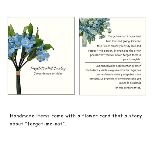 Auntesign Forget-Me-Not Pressed Wildflower Bracelet thumb #5