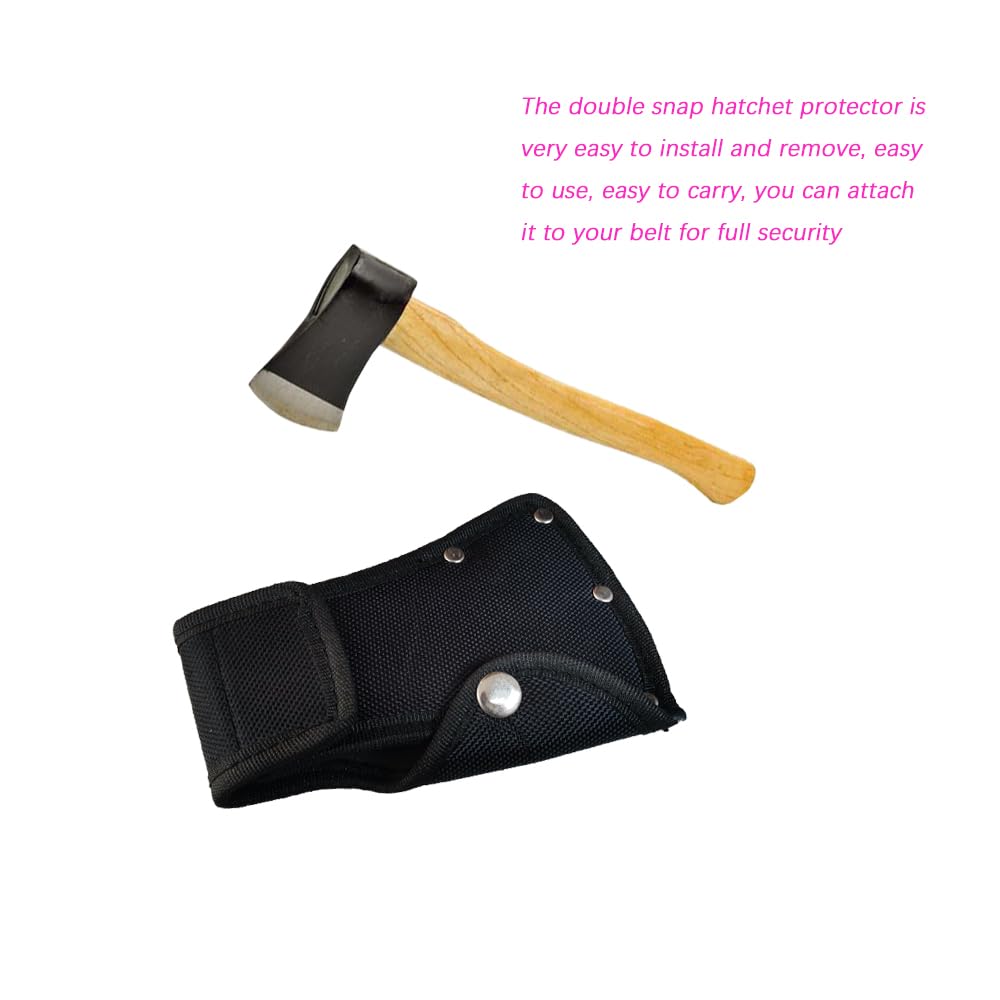 2 Pack Axe Head Sheath - Nylon Holster For 1.25lb Hatchet, Double Snap Closure