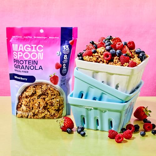 Image of Magic Spoon Mixed Berry High Protein Granola - Low Sugar, 3 Pack