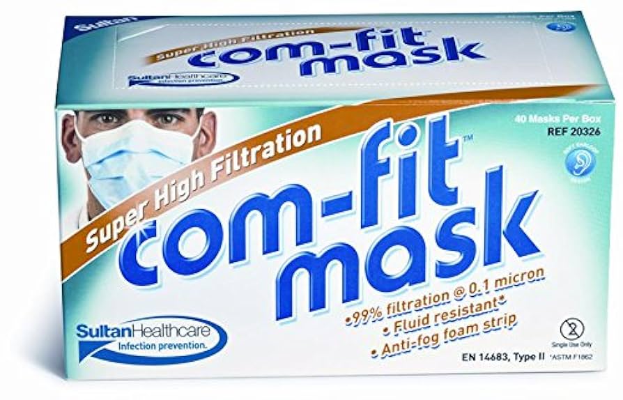 衛生医療用品・救急用品 Moisturizing Mask 3 pieces 13sets Amazon.com: Sultan 20326 Comfit Super Hi Filtration Earloop