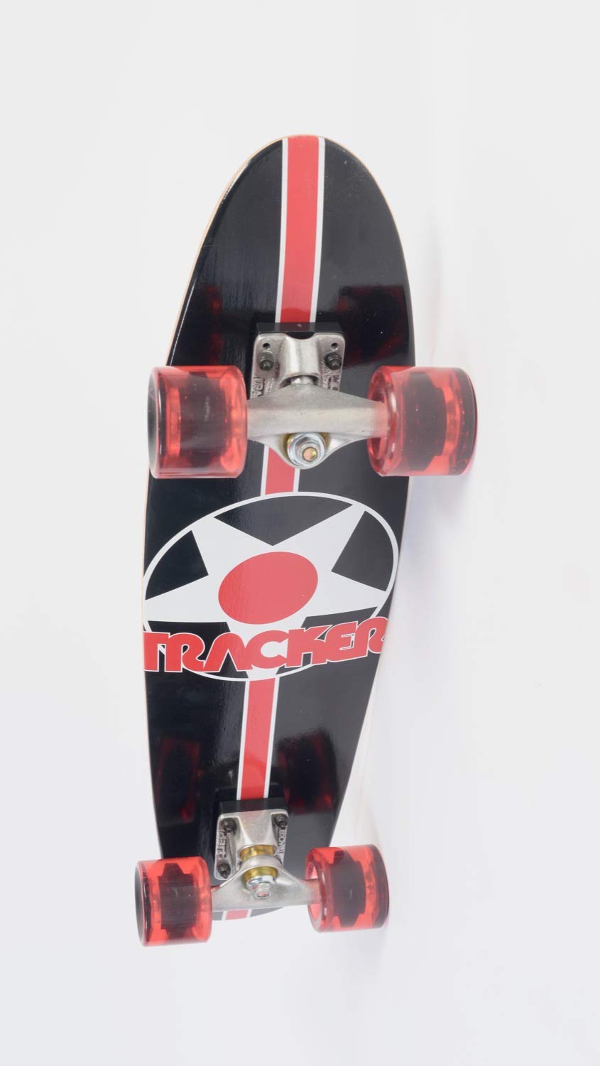 Skate Cruiser Cruizeline avec Clear Rouge Star Roue, 7.5" x 27.5"