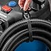 ROCKLER 9 Gal HEPA Dust Collector - Power Tool Activated Shop Dust Collection System for Dislodging Debris - Heavy Duty, Washable, & Portable Shop Vaccum to Capture Debris from Different Tools