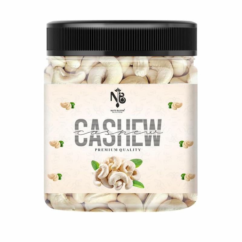 Image of NUTS BLOOM Premium Whole Cashews 100g | Rich in Protein, Magnesium & Phosphorus | Natural Big size Kaju | Ideal for Snacking, Cooking & Gifting