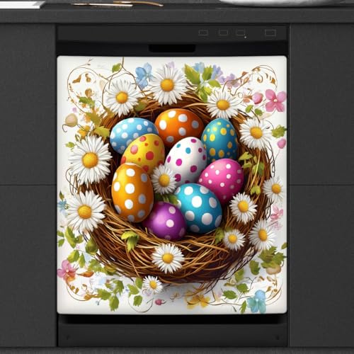 Panel frontal magnético lavavajillas imán decorativo Pascua protector reutilizable