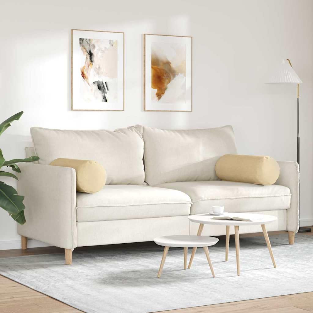 2 cojines de pana gris verde 25 x 70 cm cojín cilíndrico para banco con cremallera extraíble para salón, dormitorio, oficina, asiento