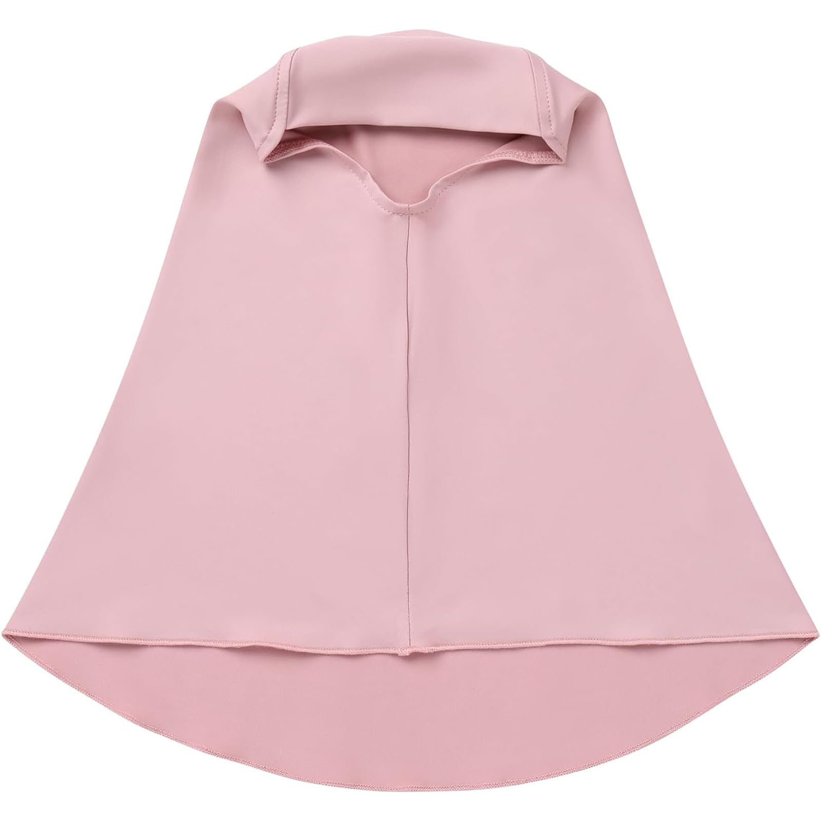 Generisch Ensemble de foulards Abaya musulmans, pour fille, couleur pure avec hijab