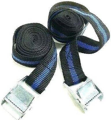 PACK OF 4 CAM BUCKLE TIE DOWN STRAPS TRAILERS CARGO 25MM X 2500MM LONG