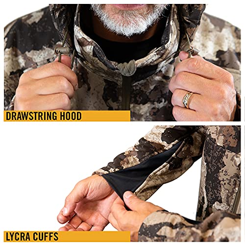 Image of HOT SHOT Men's Camo Softshell Jacket - Midweight, Fleece-Lined, Tactical Outdoor Hunting Apparel