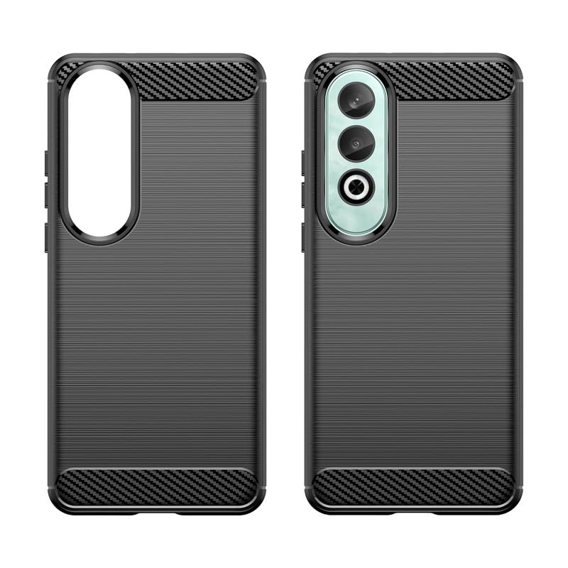 Image of Hybrid Carbon Fiber Back Case for OnePlus Nord CE 4 (Black)