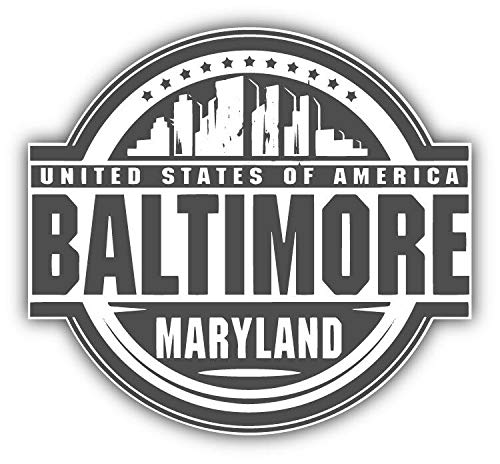 Baltimore City USA Label Round Metal 0.75" Lapel Pin Hat Shirt Pin Tie Tack Pinback2