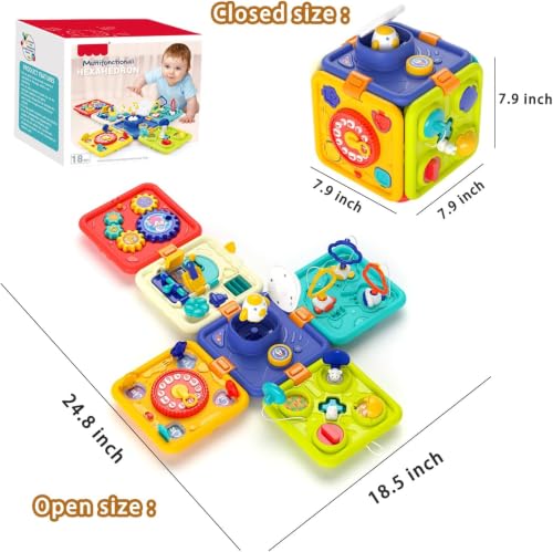 Image of Toys for 1 2 Year Old Boy Montessori Busy Board 1 Year Old Boy Gifts