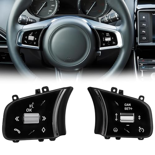 LCD Touch Steering Wheel Control Button Switch for Jaguar F-Pace XF XE XFL XEL 2015-2019