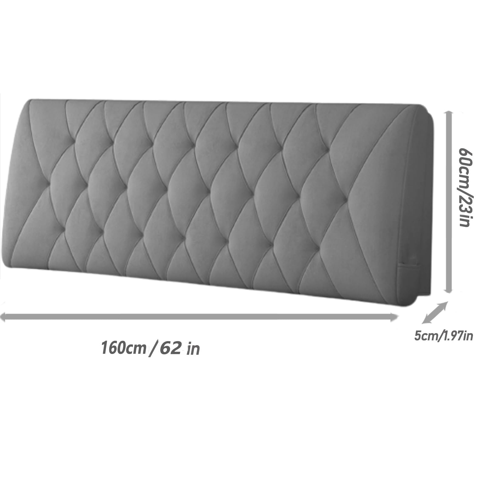 LQDMAER Upholstered Queen Size Headboard,Wall Hanging Headboard/Full