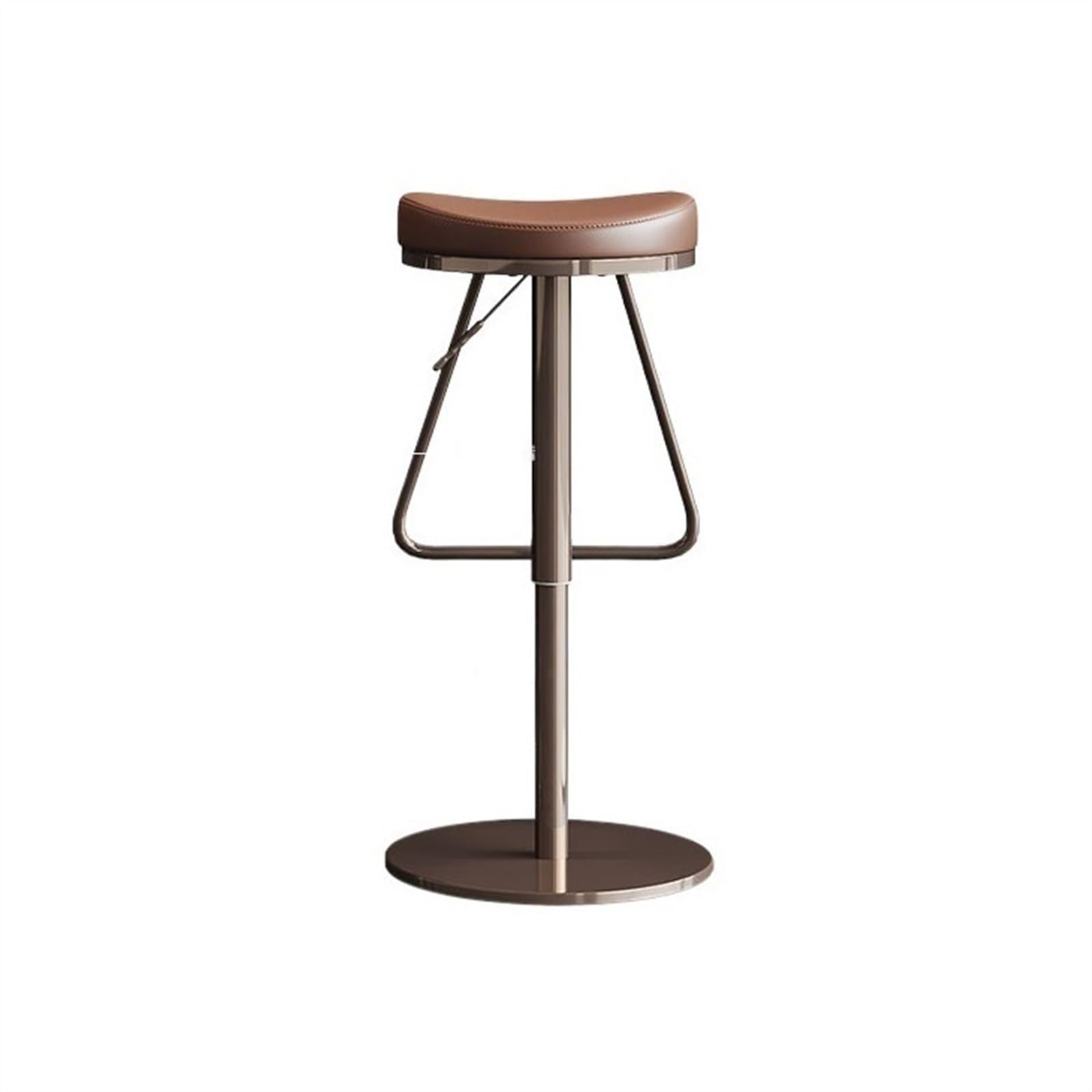 Eines A Home Bar Furniture Bar Stool Light Luxury Bar Stool Household Swivel Chair Without Backrest Stainless Steel Liftable (56-82Cm) Bar Chair Counter Barstool(A)
