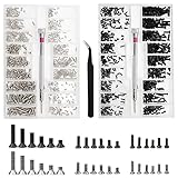 ✔️【Multifunktional】Mikroschrauben set kann zur Reparatur von Brillen, Sonnenbrillen, Uhren, Computern, Mobiltelefonen, Notebooks, Spielzeug, Schmuck, Kameras und Modellbau usw. verwendet werden. Laptop reparatur schrauben ist eines der unverzichtbaren Zubehörteile in Ihrem Werkzeugkasten zu Hause.