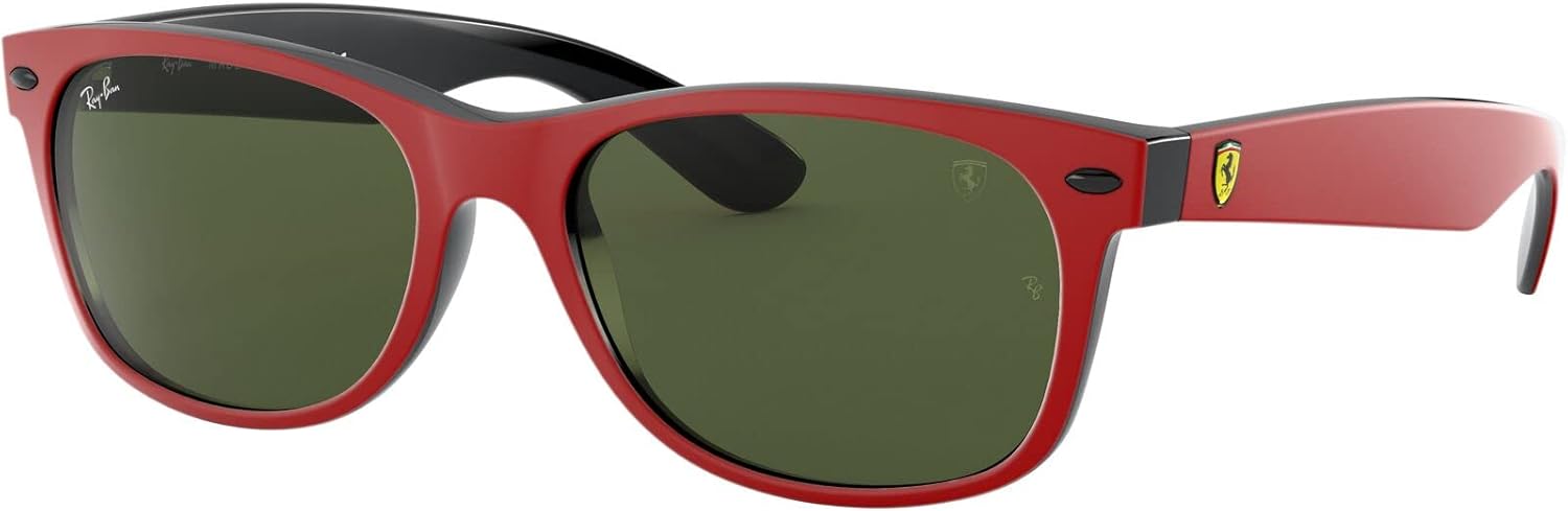 Ray-Ban Unisex Rb2132m Scuderia Ferrari Collection Square Sunglasses