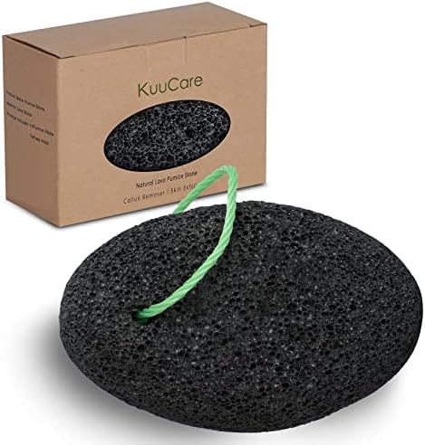 KuuCare Pumice Stone for Feet, Natural Earth Lava Pumice Stone - Foot File Callus Remover for Feet Heels, Pedicure Exfoliator for Dead Skin, Hard Skin and Foot Scrubber