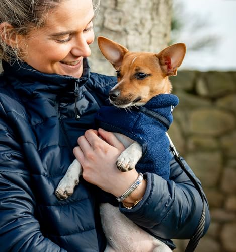 Horseware Signature Hunde-Fleece, Größe XL, Marineblau