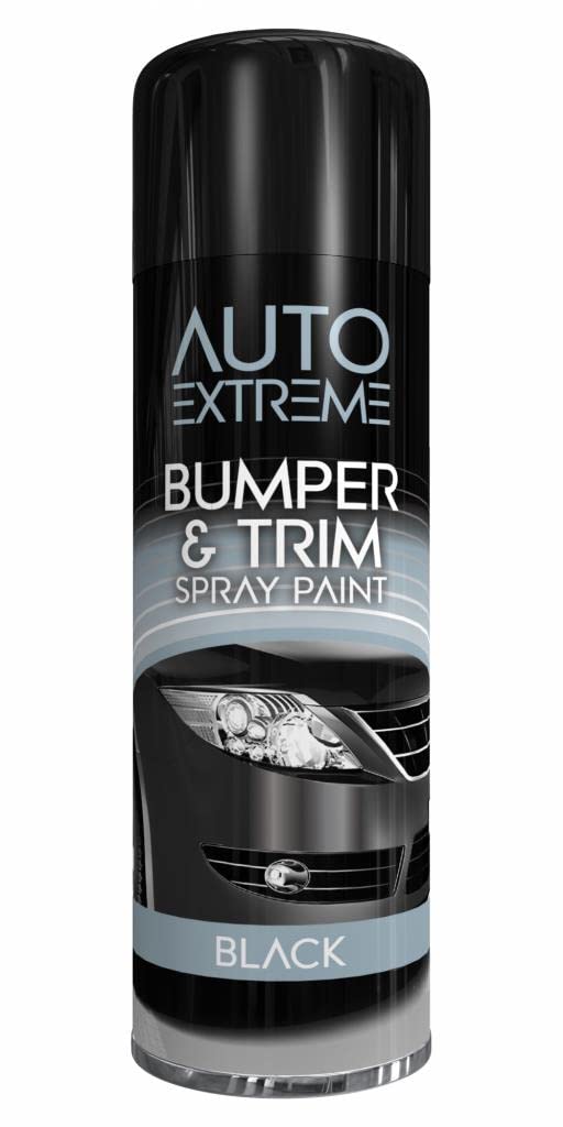 1 x Auto Extreme Bumper & Trim Black Plastic Spray Cans 300ml Restorer Car Bike Spray Paint
