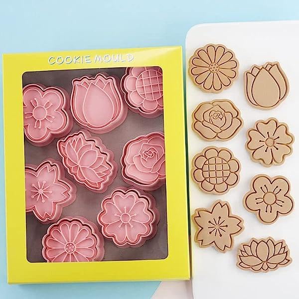Cookie Cutters Cookie Cutter Set, Cute Shapes, Pastry Supplies, Baking Making, Handmade, Great Gift Idea (Flower)