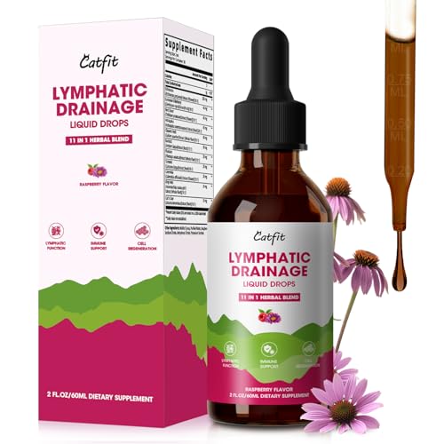Lymphatic Drainage Drops Supplements Lymph Support Fluid Retention 2 Fl Oz - image 1