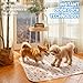 Puppy Pads with Pheromones, Reusable Washable Pet Training Pads, Leak-Proof Odor Control for Indoor Use, Car Seat and Furniture Protection, 15.75 x 23.62 Inches Brown