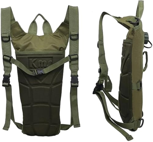 Miniatura 6 de Mochila de agua para senderismo con bolsa de agua de 3 L, bolsa de depósito de almacenamiento de agua ajustable para hombres y mujeres, chaleco para