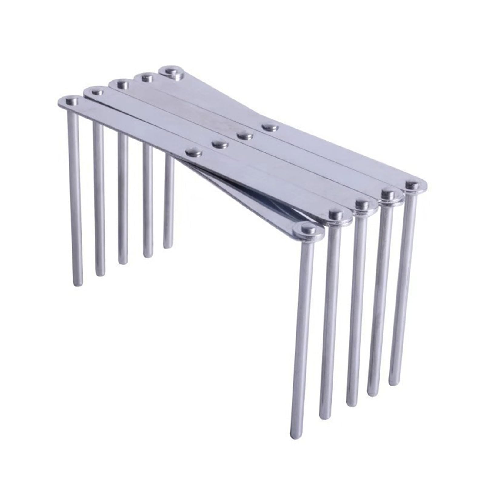 Kalttoy Foldable Lid Stand Practical Pan Lid Holder Storage Organizer Shelves Pan Cover Rack for Cooking Enthusiasts Foldable Stand