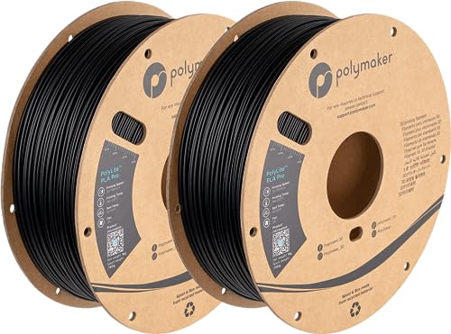 PolyLite™ PLA Pro 1,75 mm noir 2 kg x2 stop aux pièces 3D fragiles