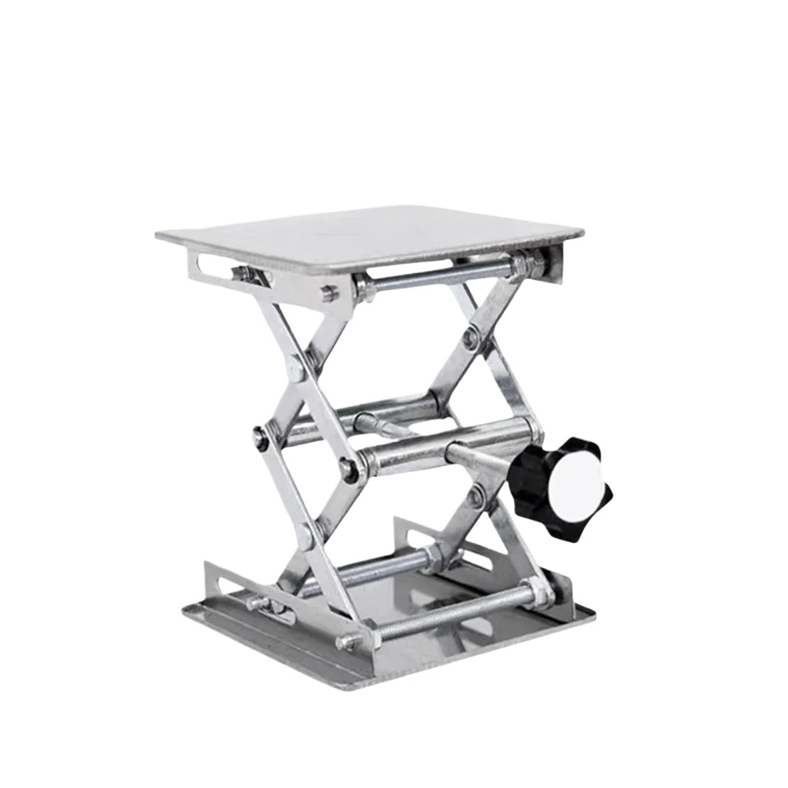 Mini Hubtisch 1 stücke Lift Tisch Labor Platte Jack Scissor Stand Plattform Router Werkbank Labor Zimmerei Werkzeuge | 200*200
