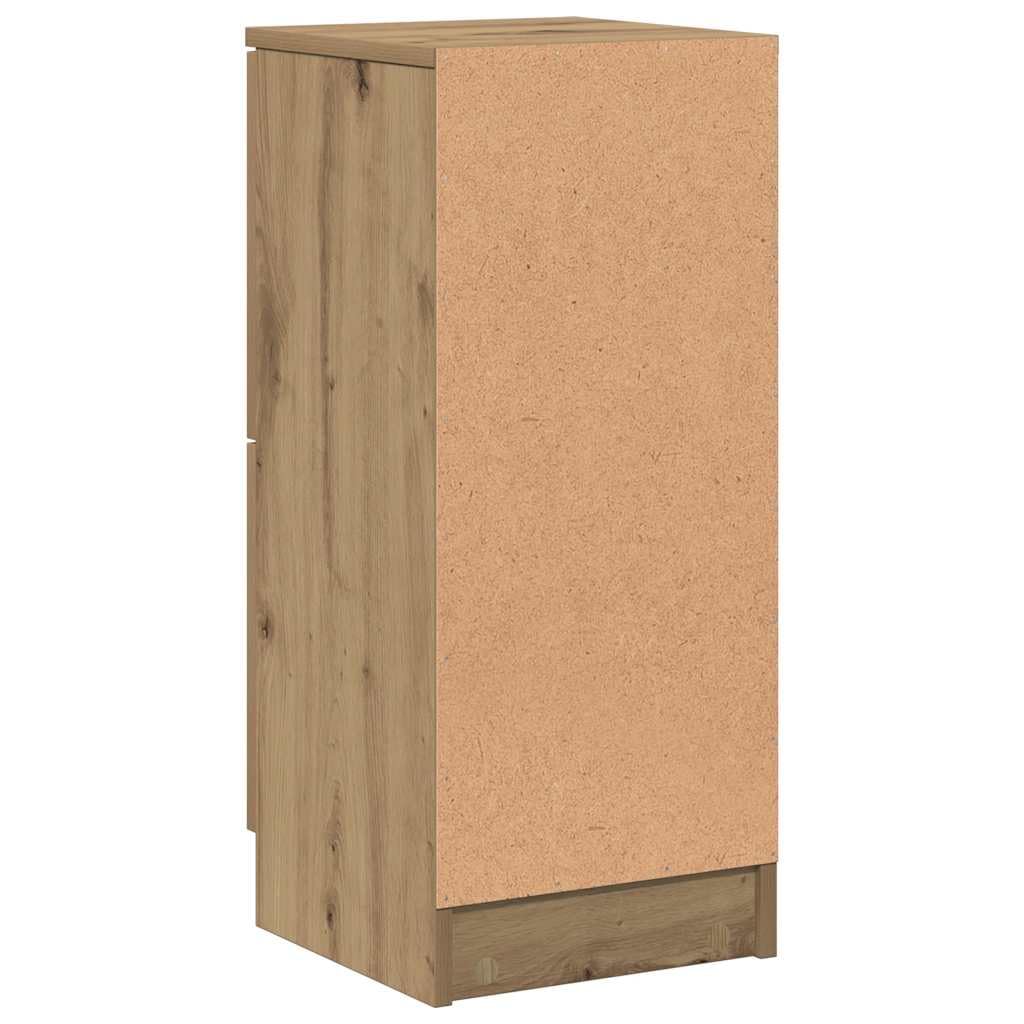 Set di 2 credenze in rovere Artisan, 30 x 30 x 70 cm
