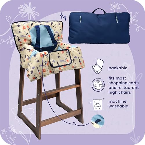 GoldBug Baby and Toddler Shopping Cart Cover & High Chair Cover - Space Explorer