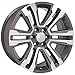 OE Wheels CV44 22 Inch Rim Fits Yukon Denali Style 6x139.7 22x9 Gloss Gunmetal Machined - Hollander 5822 (1)