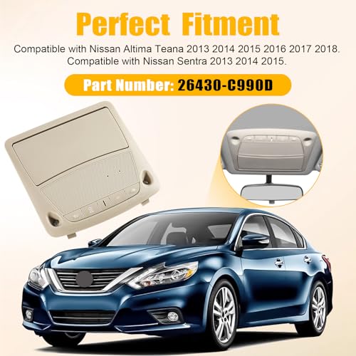 Consola de techo para Altima 2013-2018 Sentra 2013-2015 miniatura 2