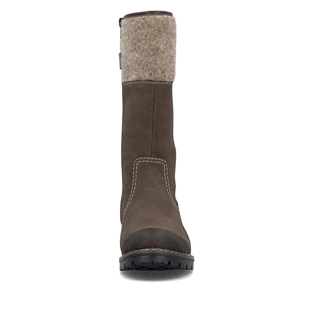 Rieker Damskie buty zimowe Y9190, damskie kozaki, wodoodporne, RiekerTEX